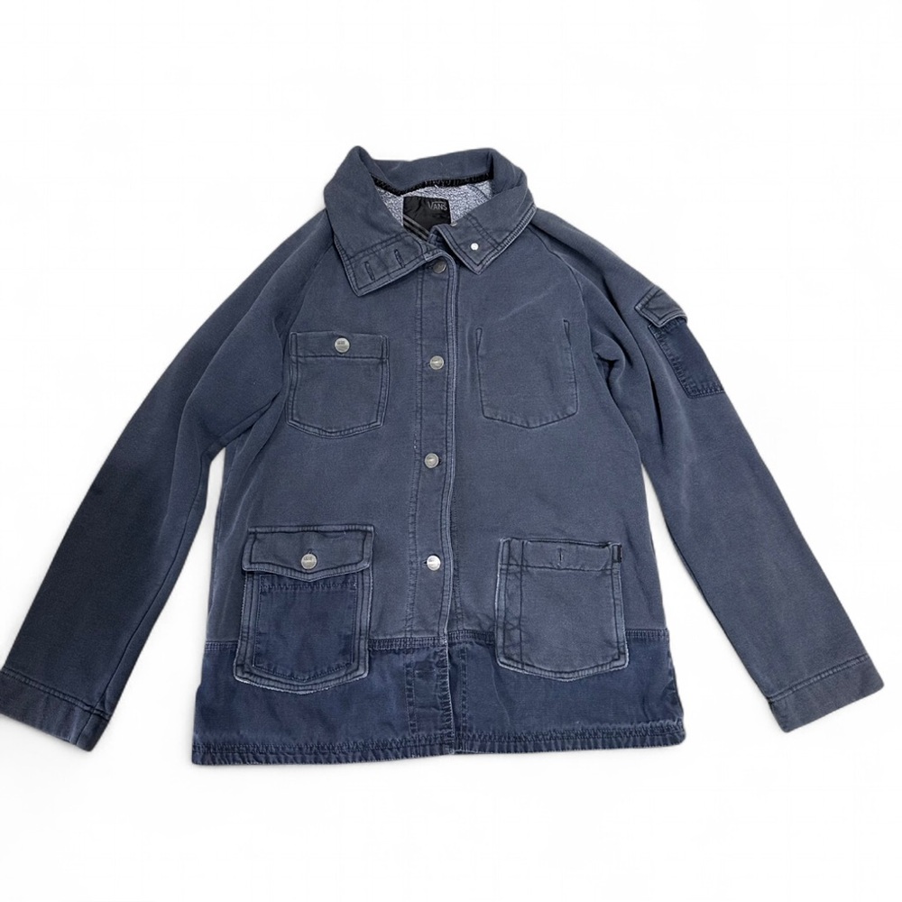 Vans Blue Gray Fleece-Lined Jacket